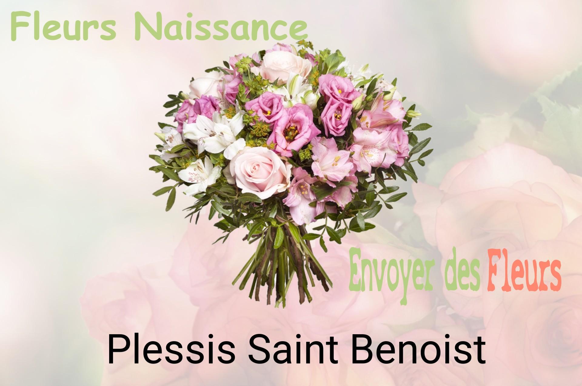 Bouquet de fleurs de naissance livré à Plessis-Saint-Benoist